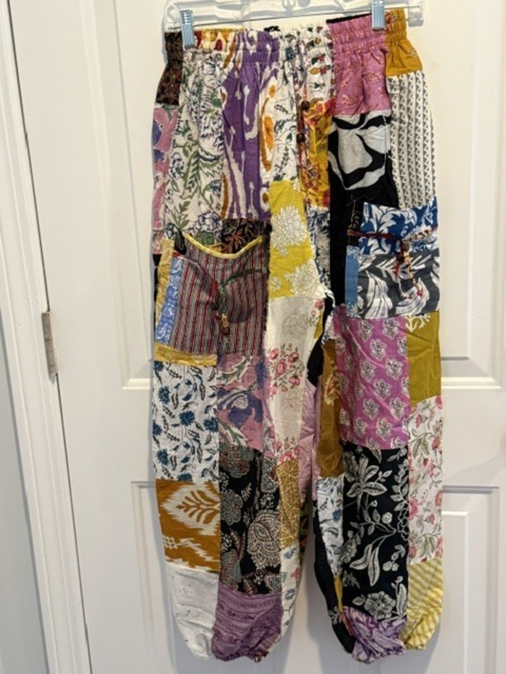 P4 A | Pol Patchwork Jogger Pants | Multi | One Size S-L
